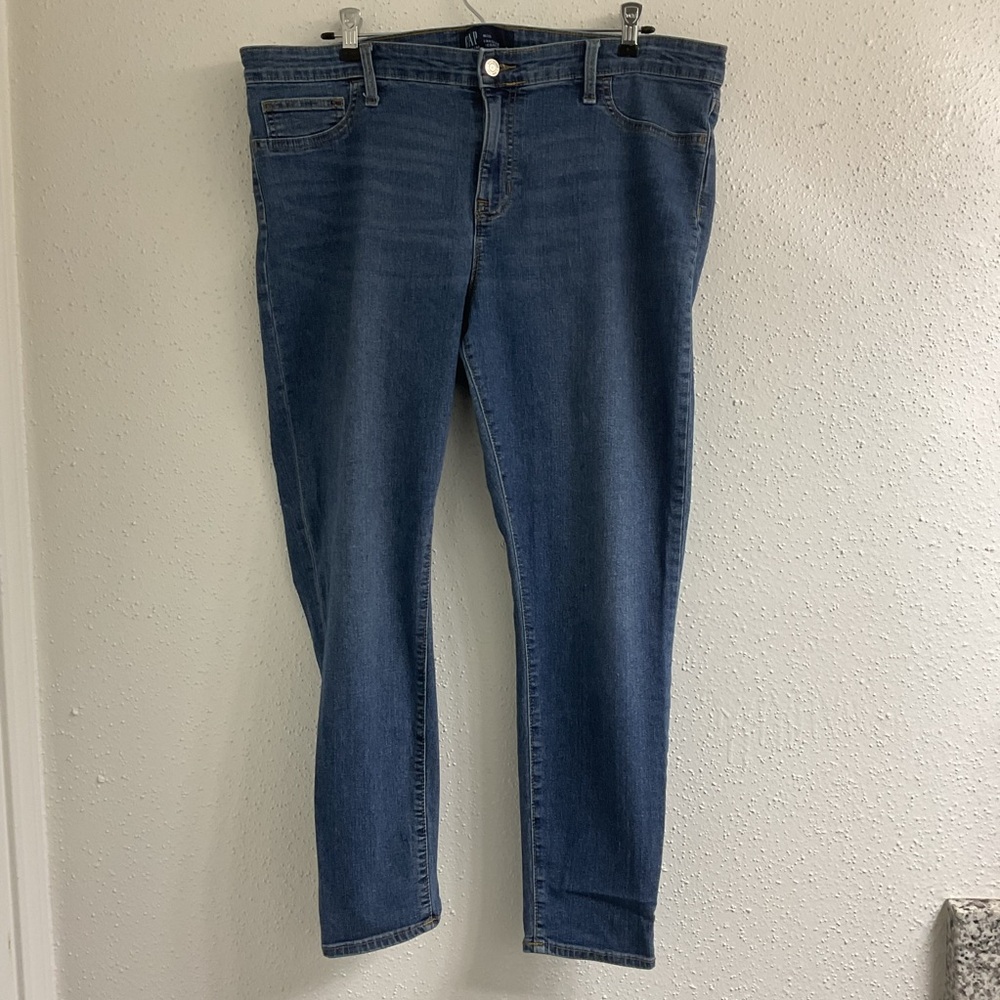 Gap Jeans Size 16/33 Womens Favorite Jegging Stretch Mid Rise Denim